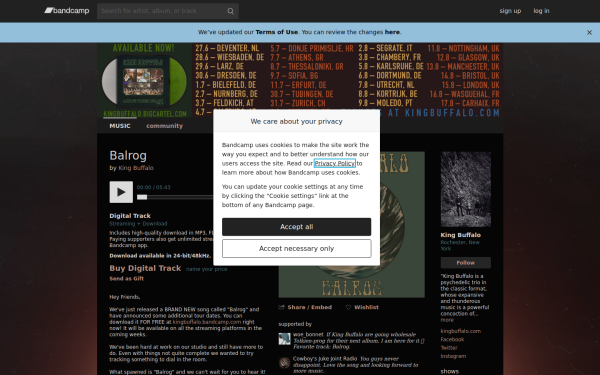kingbuffalo.bandcamp.com