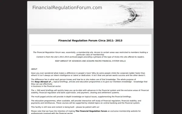 www.financialregulationforum.com