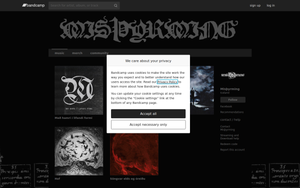 misthyrming.bandcamp.com