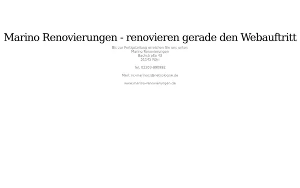 www.marino-renovierungen.de