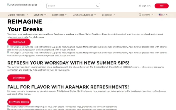 aramarkrefreshments.com