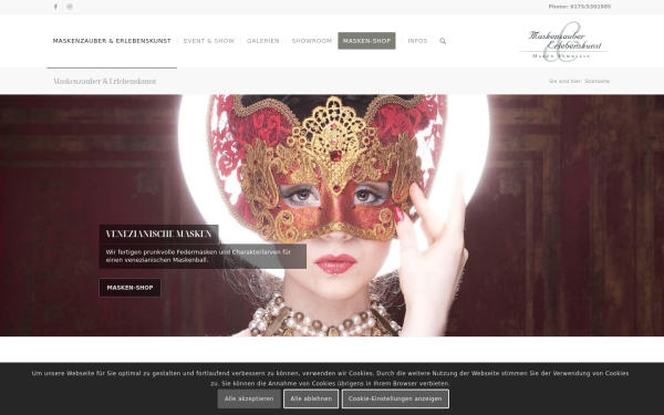 maskenzauber.com