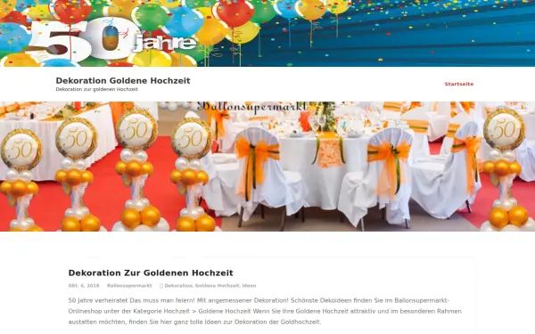 dekoration-goldene-hochzeit.de