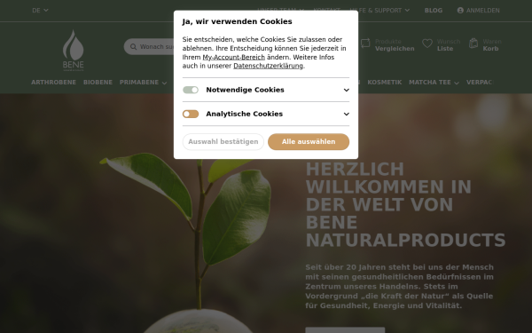 www.benenaturalproducts.com
