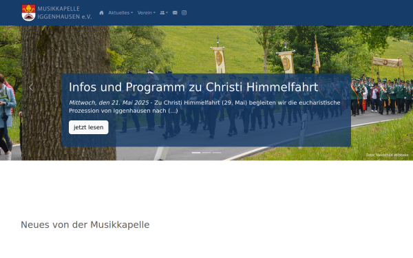 www.musikkapelle-iggenhausen.de