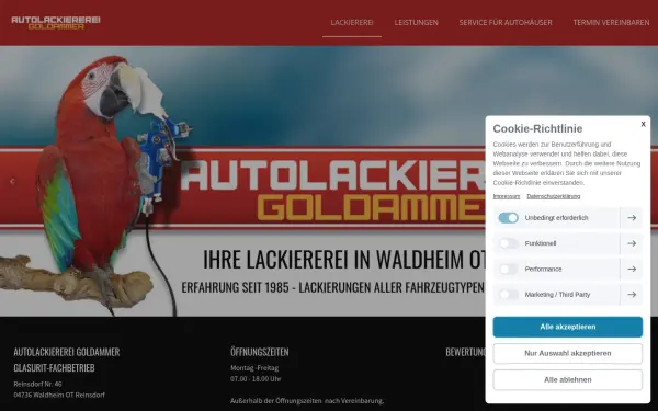 www.goldammer-autolackiererei.de
