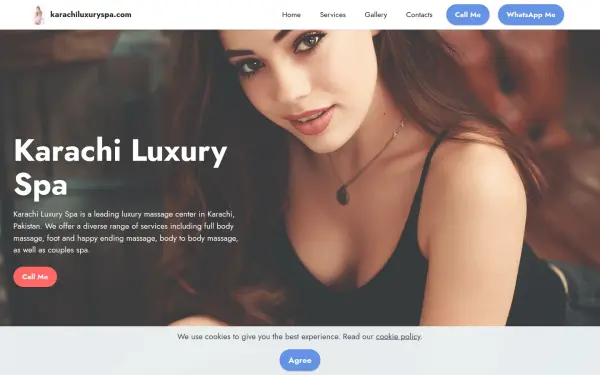 karachiluxuryspa.com