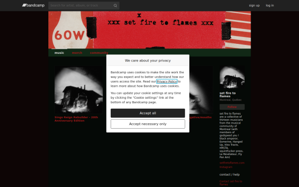 setfiretoflames.bandcamp.com