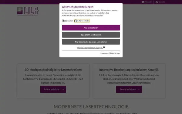 www.lila-laser.de