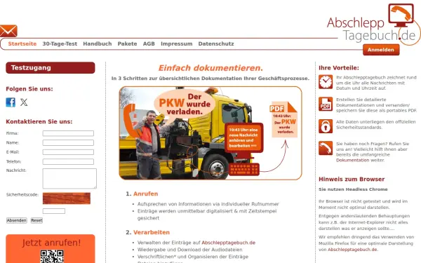 abschlepptagebuch.de