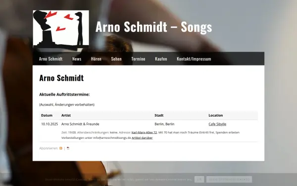 www.arnoschmidtsongs.de