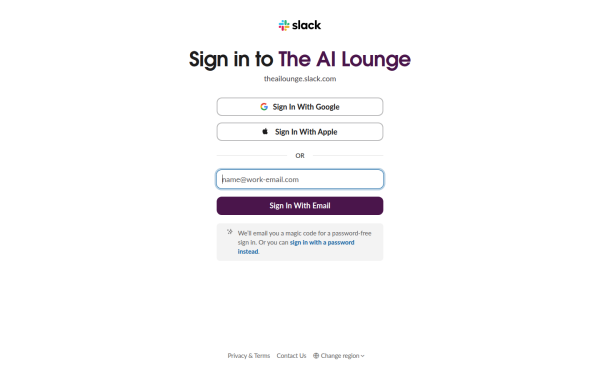 theailounge.slack.com