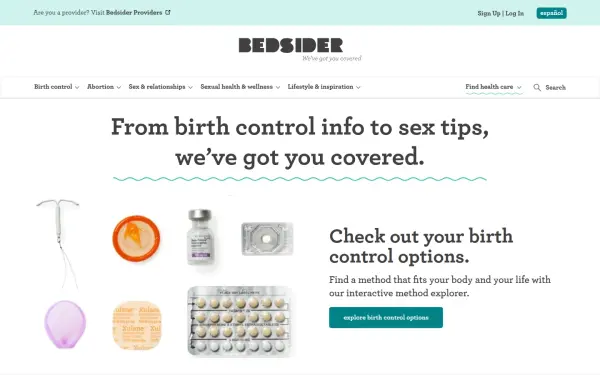 www.bedsider.org