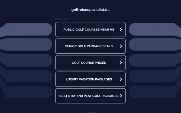golfreisespezialist.de