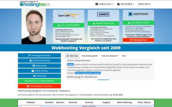 www.hostingliste.ch