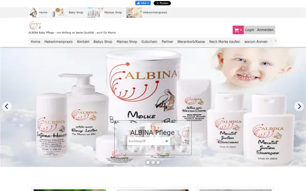 hebammenshop-albina.de
