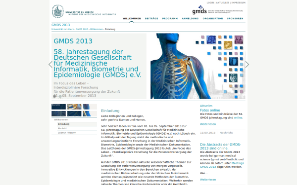 www.gmds2013.uni-luebeck.de