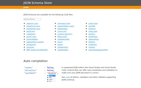 www.schemastore.org