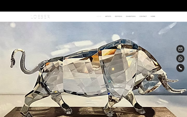 www.galerieloeser.de