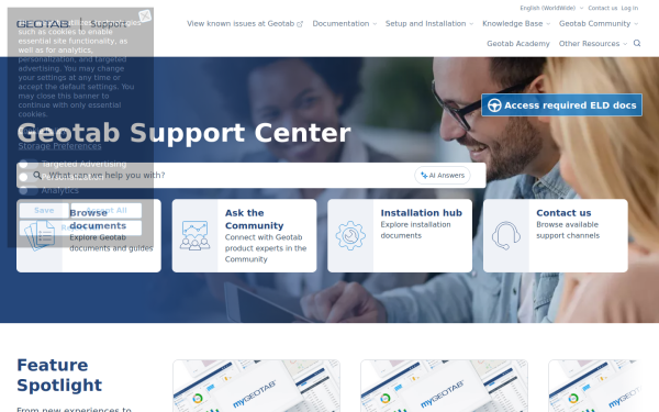 support.geotab.com