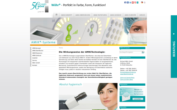 www.medizinoberflaechen.de