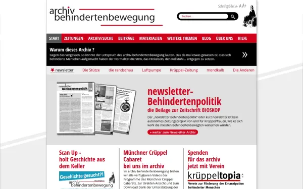 archiv-behindertenbewegung.de