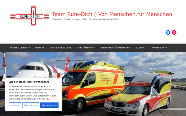 www.rufedich.de