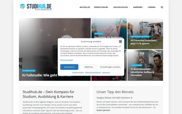 www.studihub.de