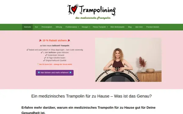 medizinischestrampolin.de