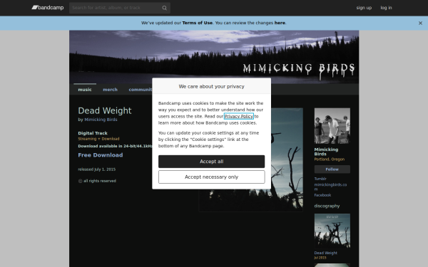mimickingbirds.bandcamp.com