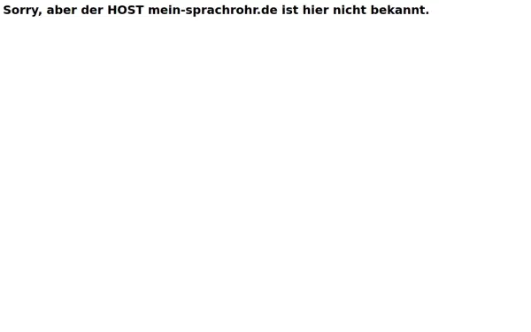 mein-sprachrohr.de