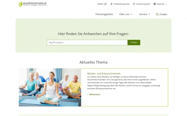 gesundheitsinformation.de