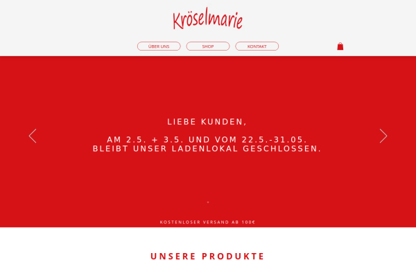 www.kroeselmarie.de