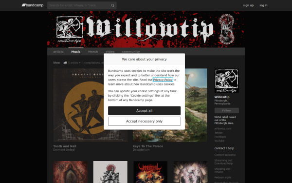 willowtip.bandcamp.com