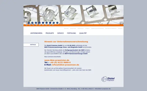 www.distel-praezision.de
