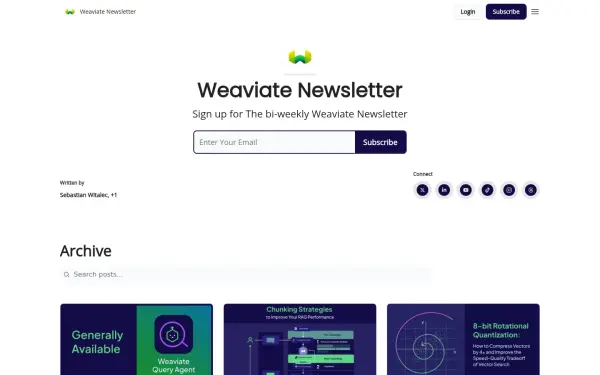 newsletter.weaviate.io