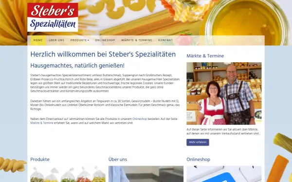 www.stebers-spezialitaeten.de