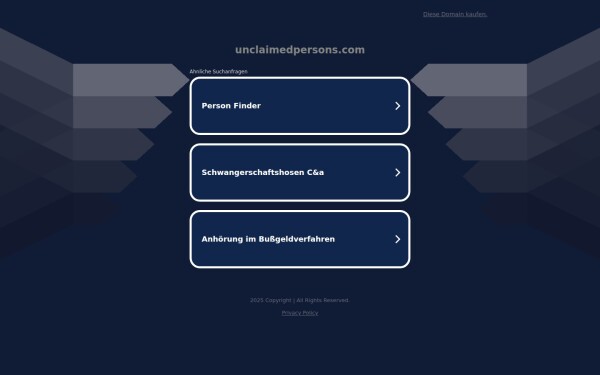 unclaimedpersons.com