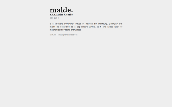 malde.me