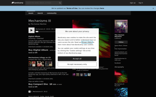 thehumanmachine.bandcamp.com