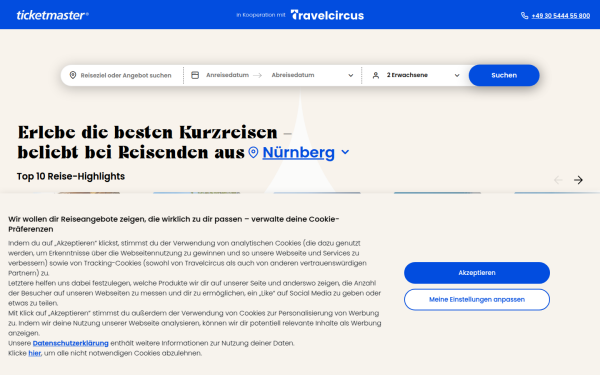 ticketmaster.travelcircus.de