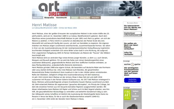 matisse-henri.de