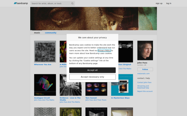 johnfoxx.bandcamp.com