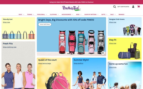 pinkgolftees.com
