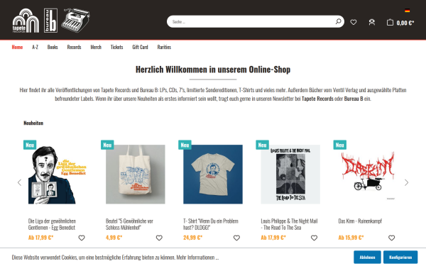 shop.tapeterecords.com