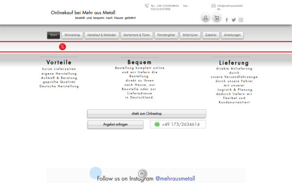 www.mehrausmetall.de