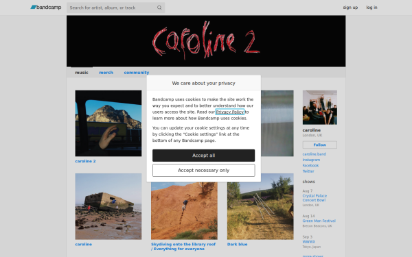 caroline.bandcamp.com