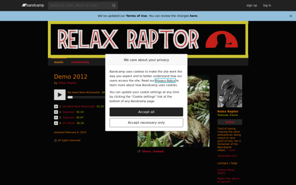 relaxraptor.bandcamp.com