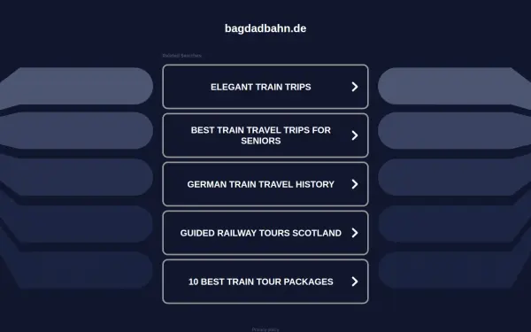 bagdadbahn.de