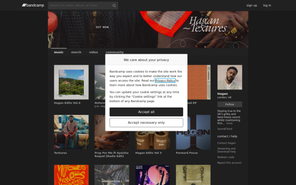 hagan.bandcamp.com